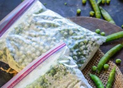 طرز صحیح فریز کردن نخود فرنگی به 2 روش با ماندگاری بالا